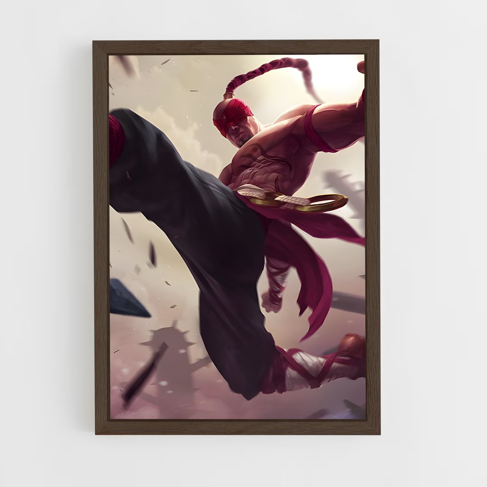 Poster L'Ascension de Lee Sin – affiche League Of Legends (vue 5)